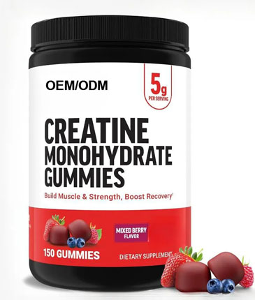 Creatine Monohydrate Gummies for Health Pre Workout