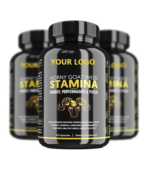 Men Health Tongkat Ali Maca Horny Goat Weed Men Power Extract Epimedium Capsules Epimedium Extract