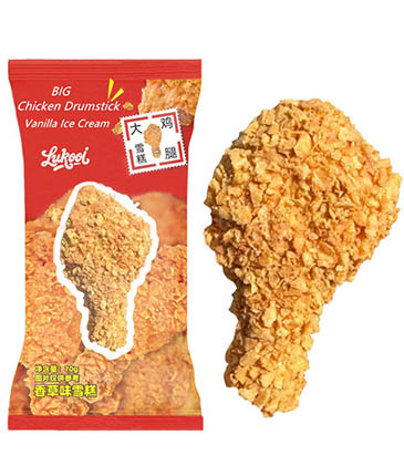 China Manufacturer Fried Drumstick Shape Ice Cream