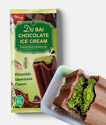 Dubai Style Chocolate Pistachio Ice Cream Bar