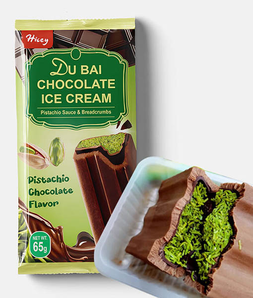 Dubai Style Chocolate Pistachio Ice Cream Bar