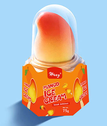 Chinese mango Lemong Peach Propitious mango Ice Cream