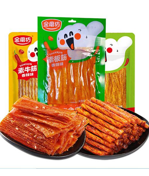 Chinese Spicy Food Exotic Snacks Spicy Gluten Spicy Strip Snacks Asian Snacks