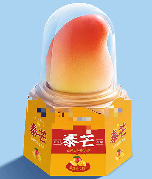 Ice Cream mango Flavor Lemon Peach Exotic Snakc Ice Cream