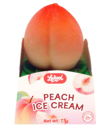 Manufacturer of Fruit Flavor Ice Cream Internet Famous Peach Flavored Ice Cream