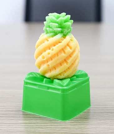 Pineapple Ice Cream Shape Flavour Snack Ice Cream