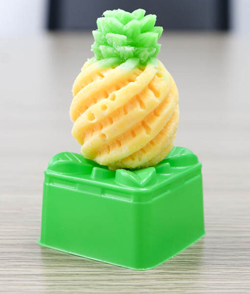 Pineapple Ice Cream Shape Flavour Snack Ice Cream