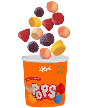 Factory Wholesale Price Mix Pops Ice Cream Fruit Shaped Ice Cream Pops
