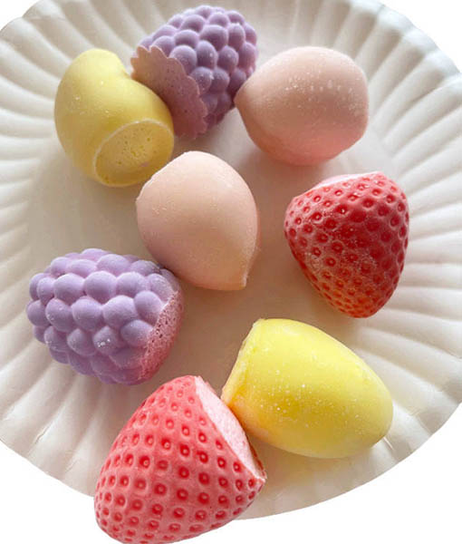 Factory Wholesale Price Mix Pops Ice Cream Fruit Shaped Ice Cream Pops