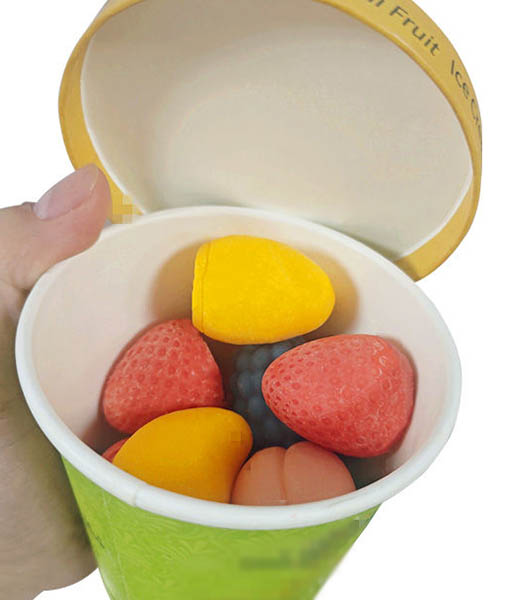 Factory Wholesale Price Mix Pops Ice Cream Fruit Shaped Ice Cream Pops
