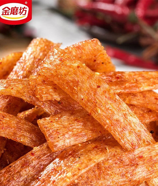 Chinese Spicy Snacks Gluten Spicy Strip Gluten Snack