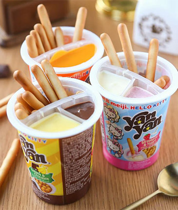 Chocolate Sauce Jam Dipping Sauce Finger Biscuit Sticks
