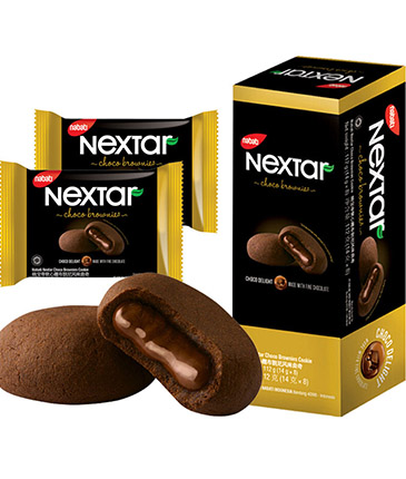Nextar Choco Brownies Filled Cookies