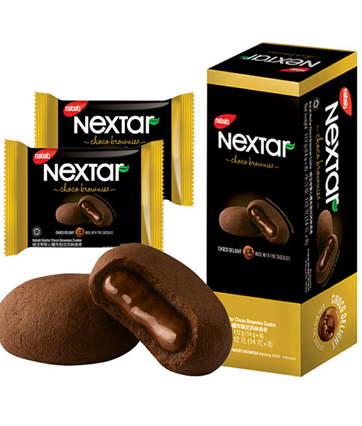 Nextar Choco Brownies Filled Cookies