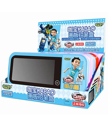 Drawing board pencil box candy toy
