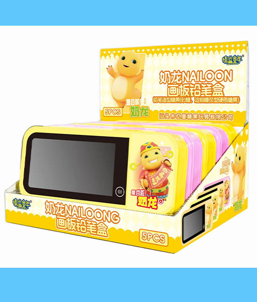 Drawing board pencil box candy toy