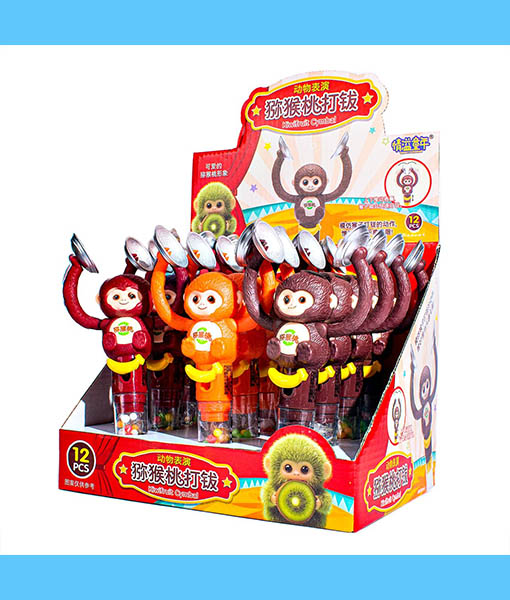 Rotating amusement park glowing candy toy