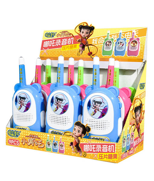 Nezha tape recorder candy toy