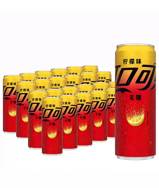 Coca-Cola Zero Sugar Lemon Flavor Carbonated Drink 330ml