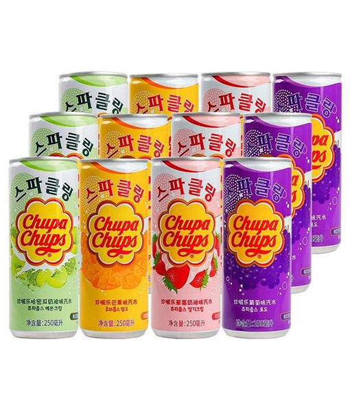 Korea Soda Drinks chupa chups carbonated drink