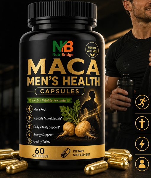 High Potency Libido Support Maca Men's Health Capsules