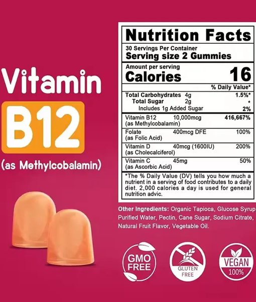 Vitamin B12 Gummies Nervous System gummy